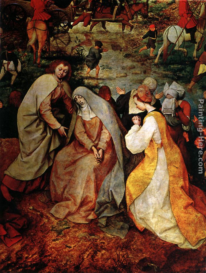 The Procession to Calvary [detail] painting - Pieter the Elder Bruegel The Procession to Calvary [detail] art painting